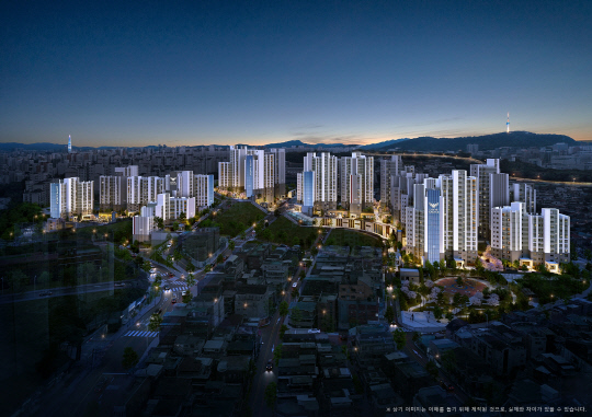 '창경궁 롯데캐슬 시그니처' 투시도. [롯데건설 제공]